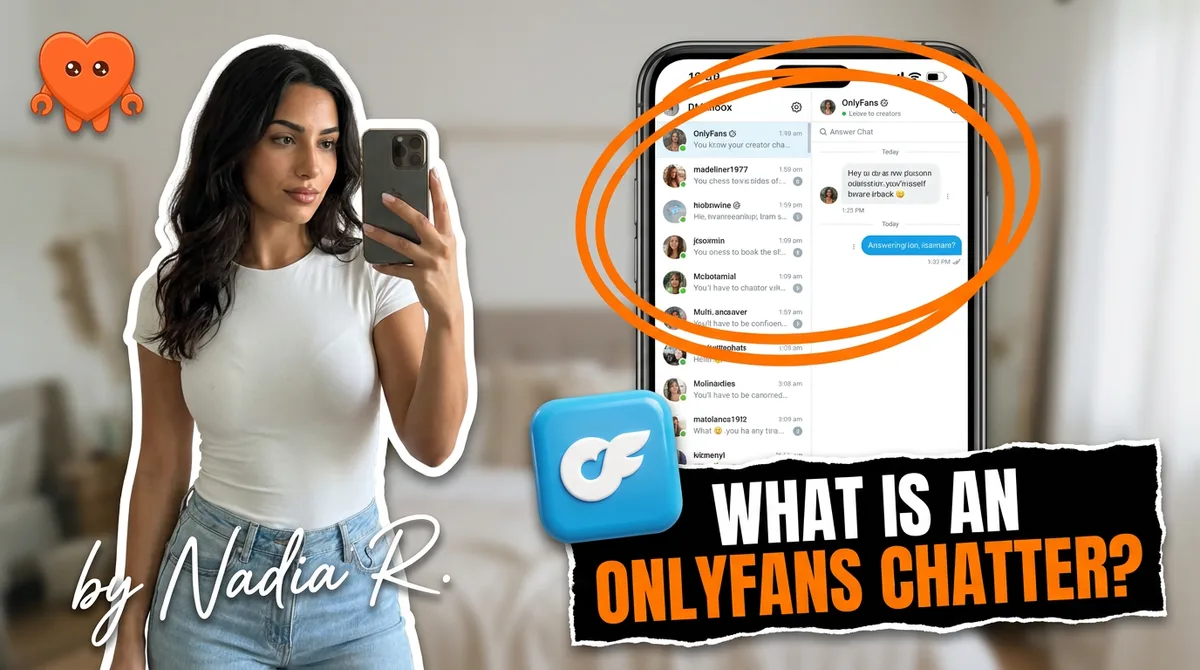 A creator deciding whether to hire an OnlyFans chatter to answer her fan messages