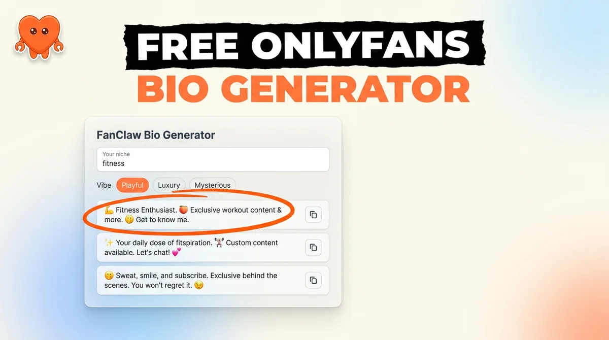 OnlyFans Bio Generator